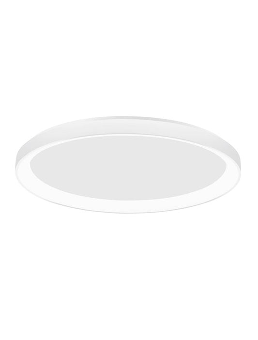 PER Dimmable Sandy White Aluminium & Acrylic 2700k Thin 38cm Ring Flush Small - ID 14588