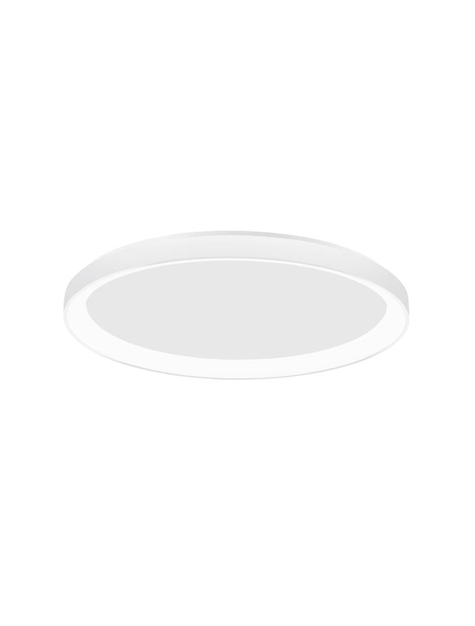 PER Dimmable Sandy White Aluminium & Acrylic 2700k Thin 58cm Ring Flush Large - ID 14592
