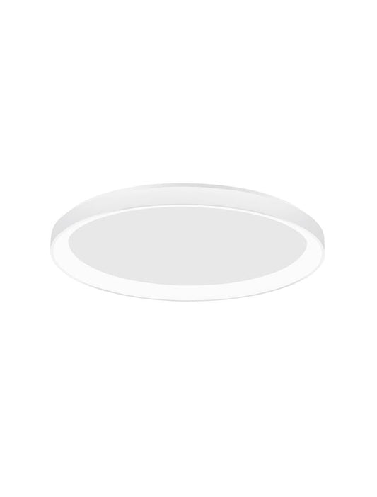 PER Dimmable Sandy White Aluminium & Acrylic 2700k Thin 58cm Ring Flush Large - ID 14592