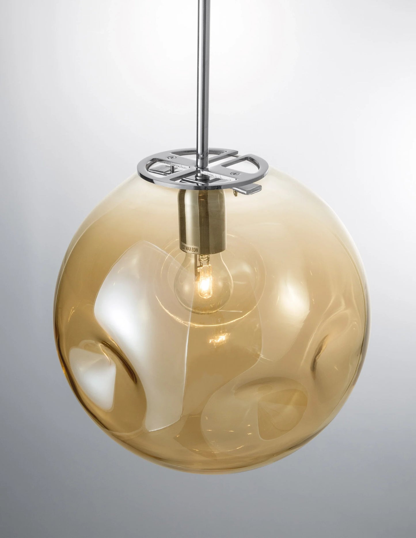 AYA champagne Dimpled Glass Single Pendant - ID 14828