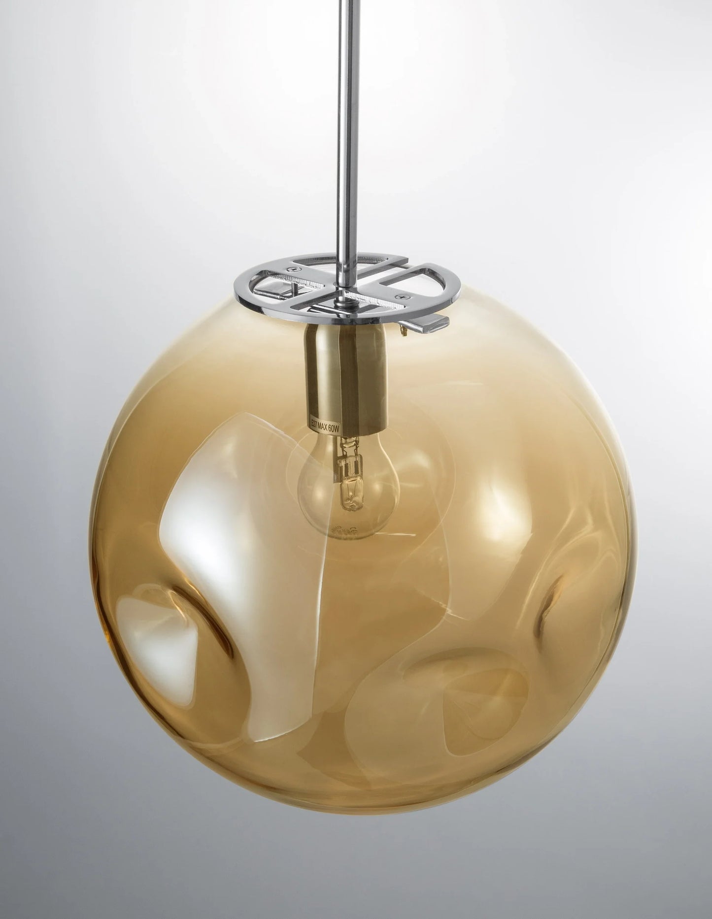 AYA champagne Dimpled Glass Single Pendant - ID 14828