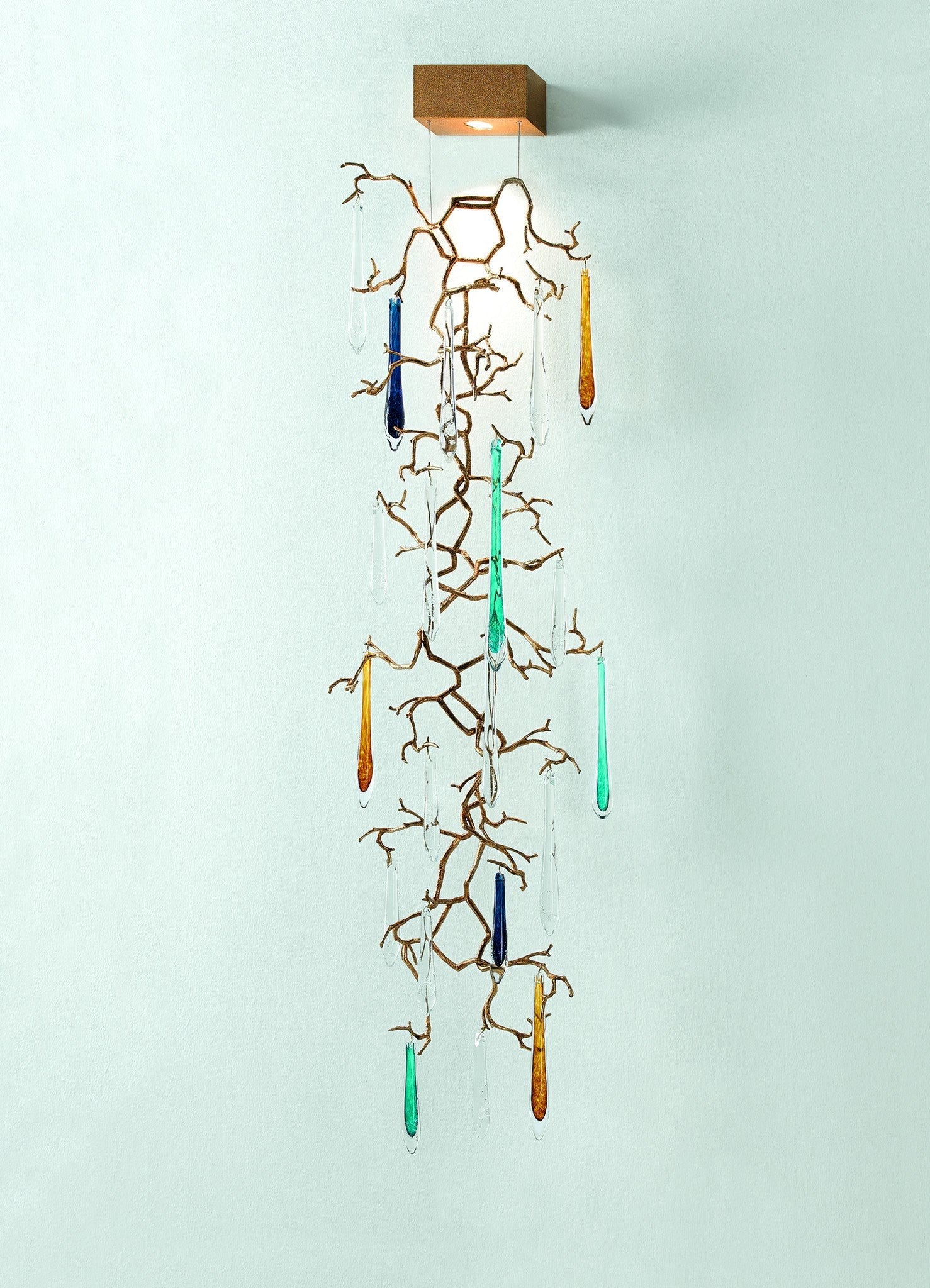 Serip Aqua Panel Bespoke Wall Sconce - London Lighting - 1