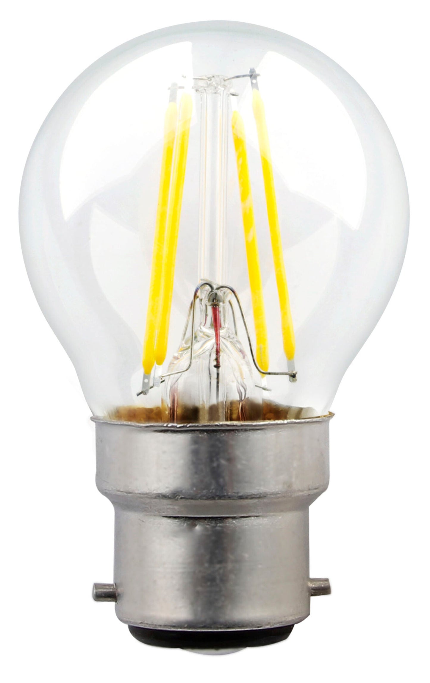 BBL Clear Golf Ball Lamp Warm White 4.5W LED B22 - ID 13974