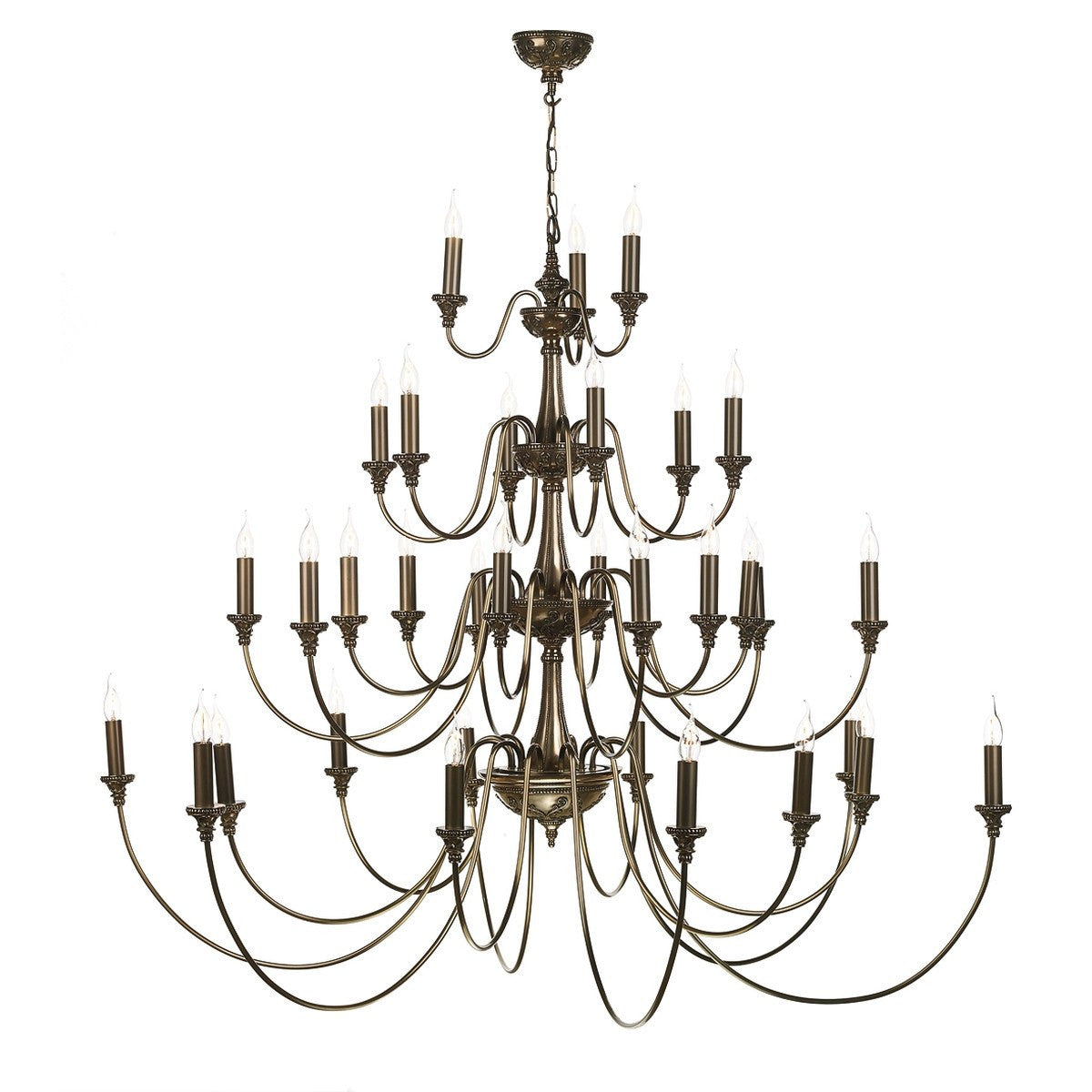 Bailey Rich Bronze 33 Lights Pendant Light - London Lighting - 1