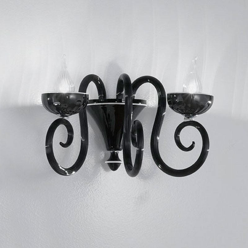 Baroque 2 Light Murano Glass Wall Light