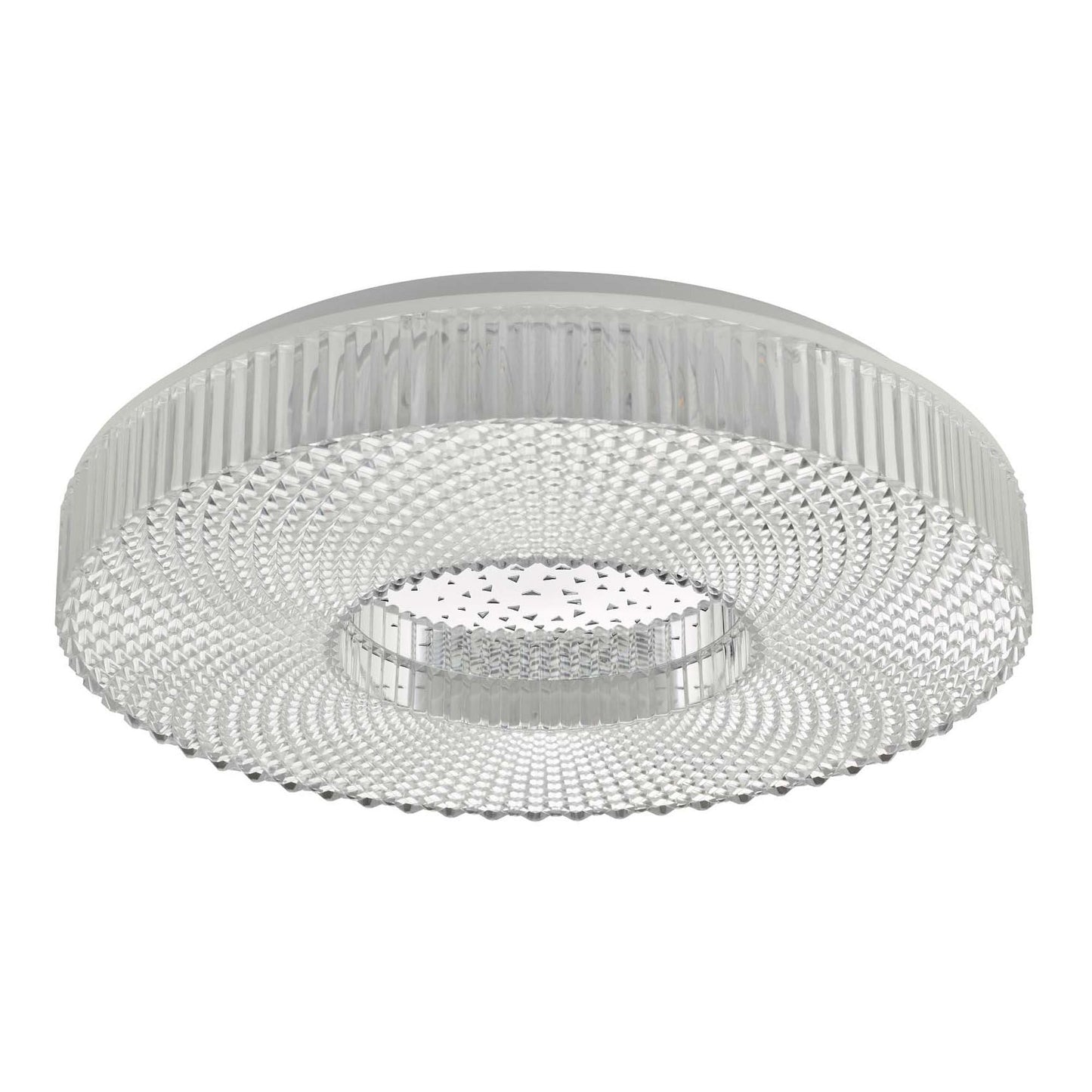 CIM Faceted Crystal Effect Small Flush Ceiling Light - ID 10931