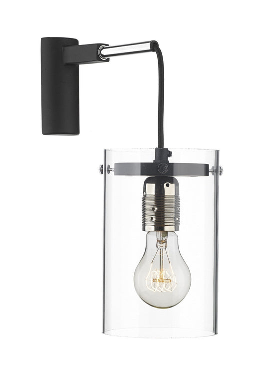 David Hunt Cincinatti Wall Light With Black Cable - London Lighting - 1