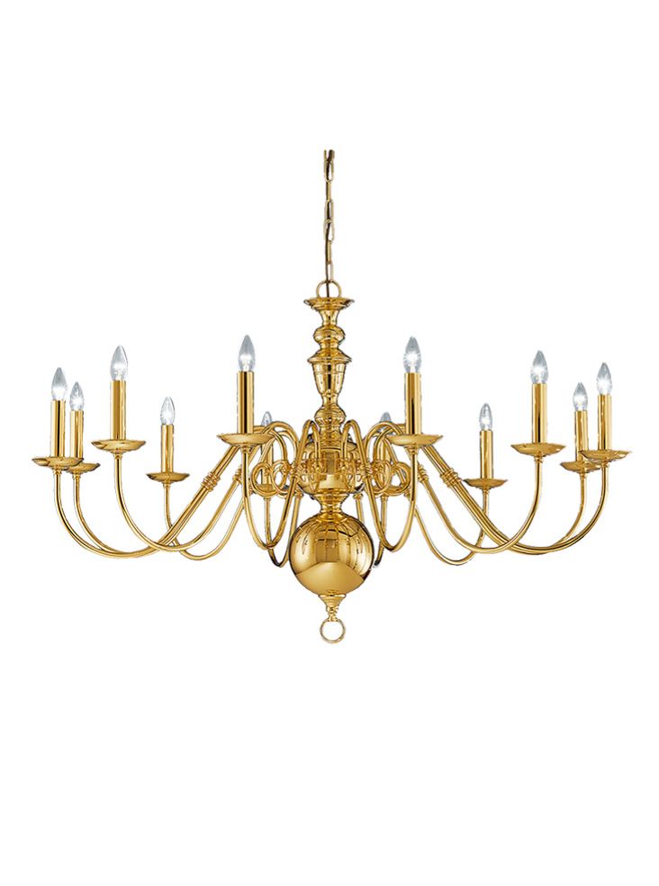 DEL 12 Arm Ceiling Light 1220mm