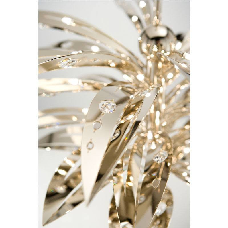 Crystal Palm 12 Light Pendant