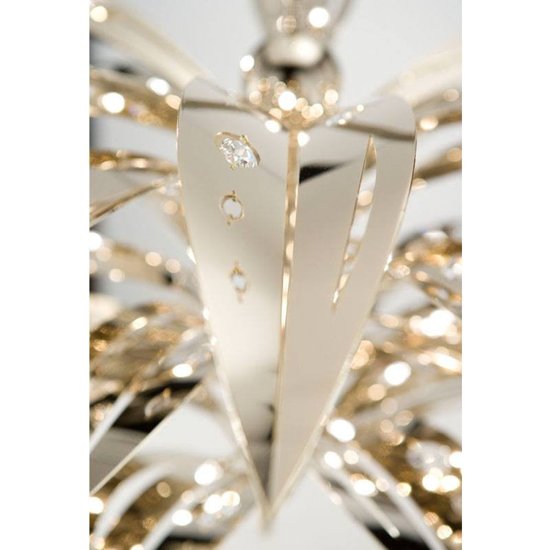 Crystal Palm 18 Light Pendant