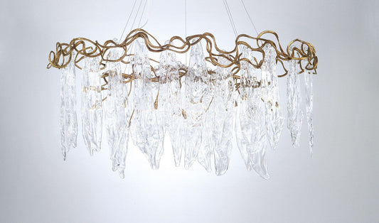 Serip Niagara 19 Lamp Oval Bespoke Chandelier - London Lighting - 1