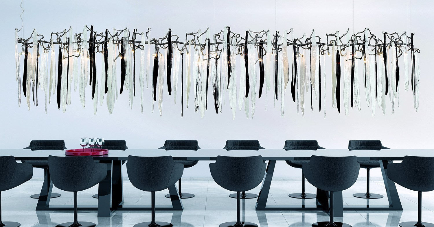 Serip Waterfall 27 Lamp Bespoke Chandelier - London Lighting - 2