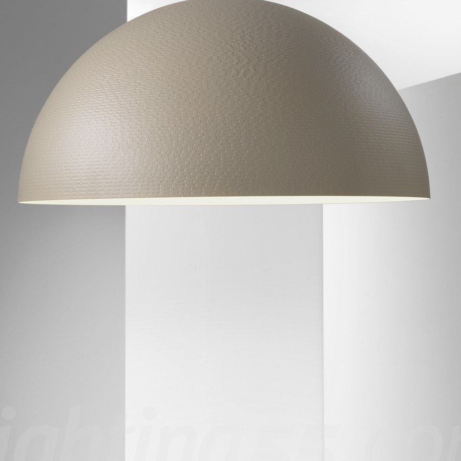 Capri 1 Light Flush 35cm Diameter Flush Dome Ceiling Light