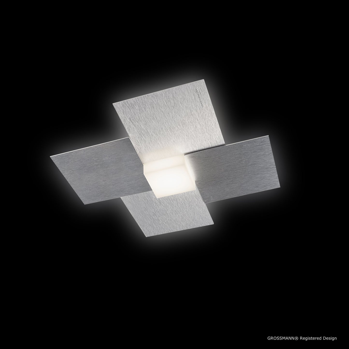 Grossmann CREO One Lamp Wall / Ceiling Light - Aluminium - ID 6730 - CLEARANCE