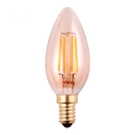 Vintage Candle Lamp Extra Warm White 2200K 4W E14 Dimmable - ID 13695