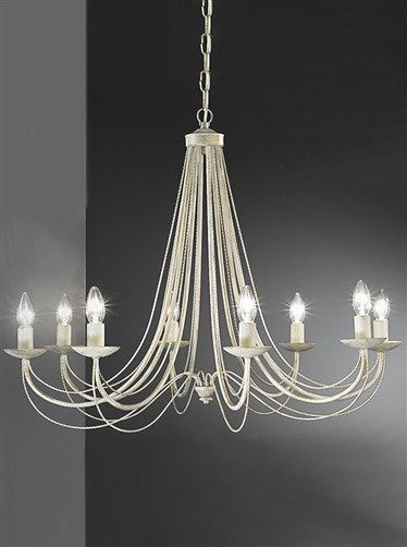 Philly 8 Arm Ceiling Light - London Lighting - 1