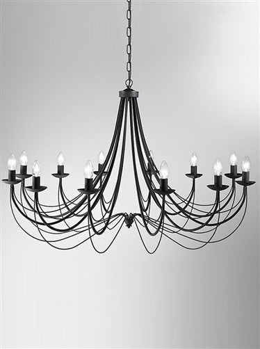 Philly 12 Arm Ceiling Light - London Lighting - 2
