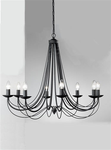 Philly 8 Arm Ceiling Light - London Lighting - 2