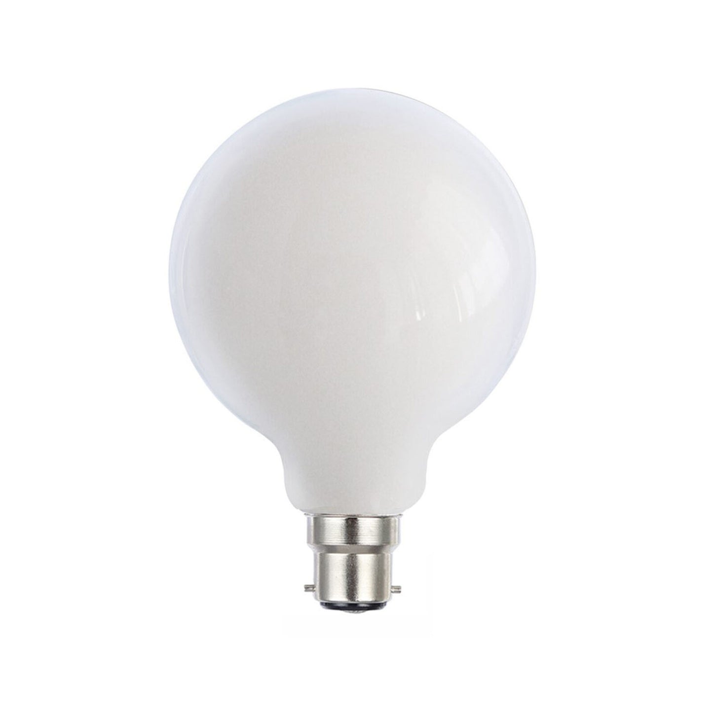 Medium Opal Globe Lamp Warm White 8W LED B22 - ID 14858