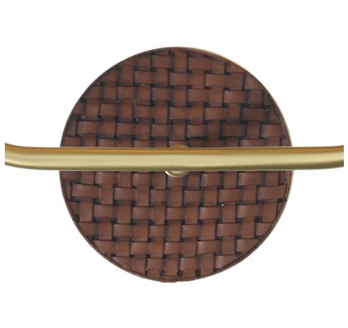 Hunter Brass & Brown Double Wall Light With Swan & Gold Satin Shades (Shade Colour Options Available) - ID 10276