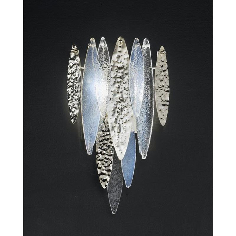 Ice Rain Large Murano Glass Wall Light