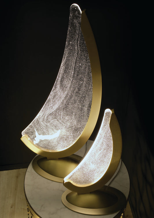 ANGEL Table Brushed Matt Gold - ID 11855