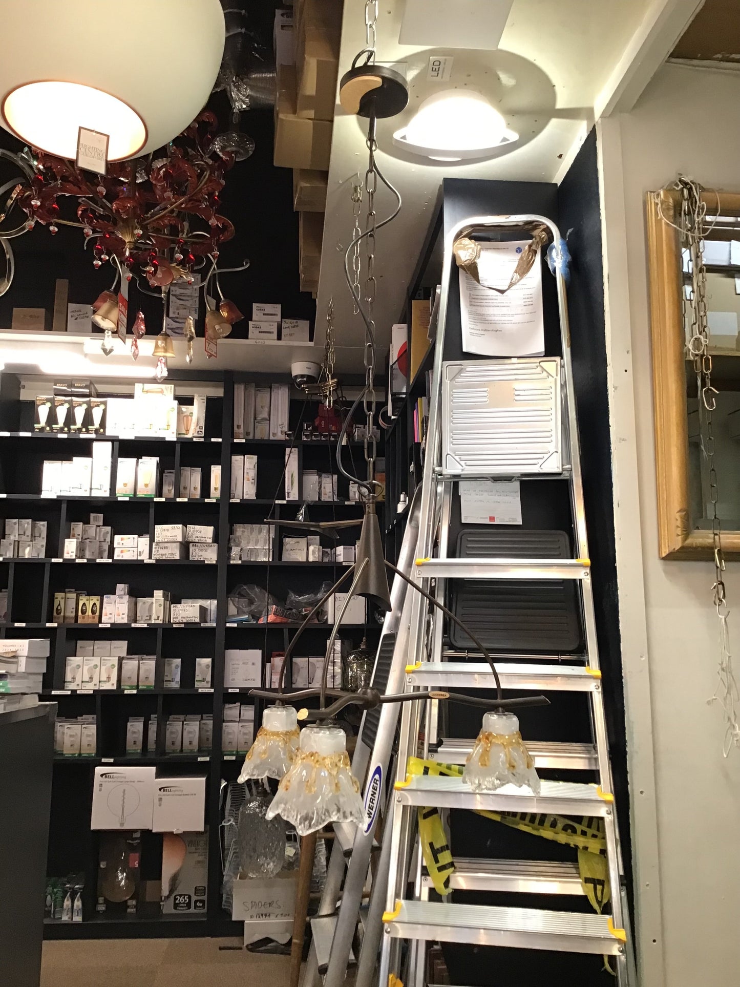 Designer Italian Hand Made Pendant Light - Reduced To Clear - ID NA