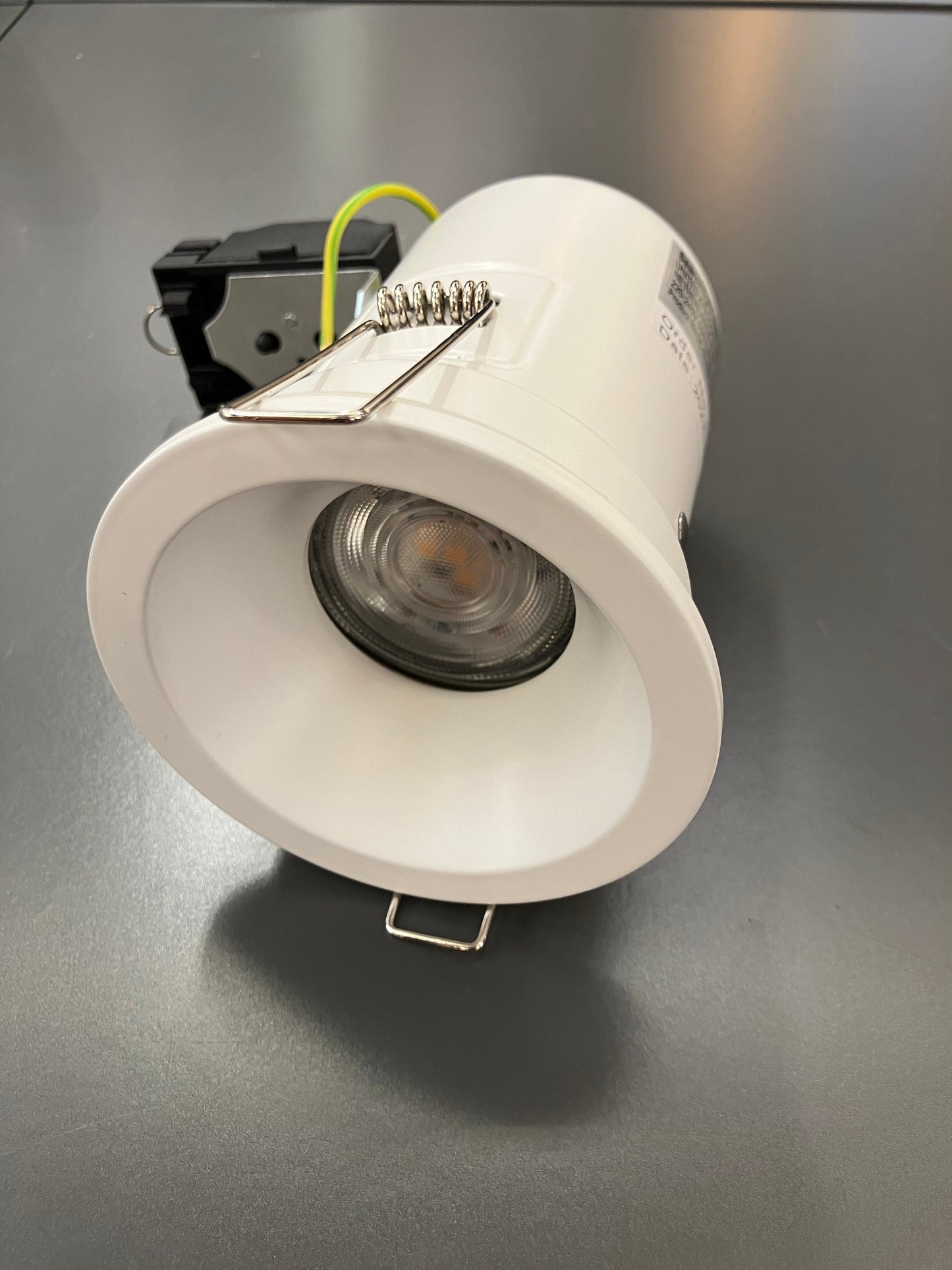 Fire Rated IP65 GU10 Recessed Downlight In Sand White - ID 13051 - OPTIONS