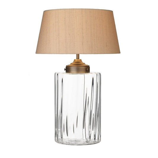 Kew Clear Glass Table Lamp - London Lighting - 1