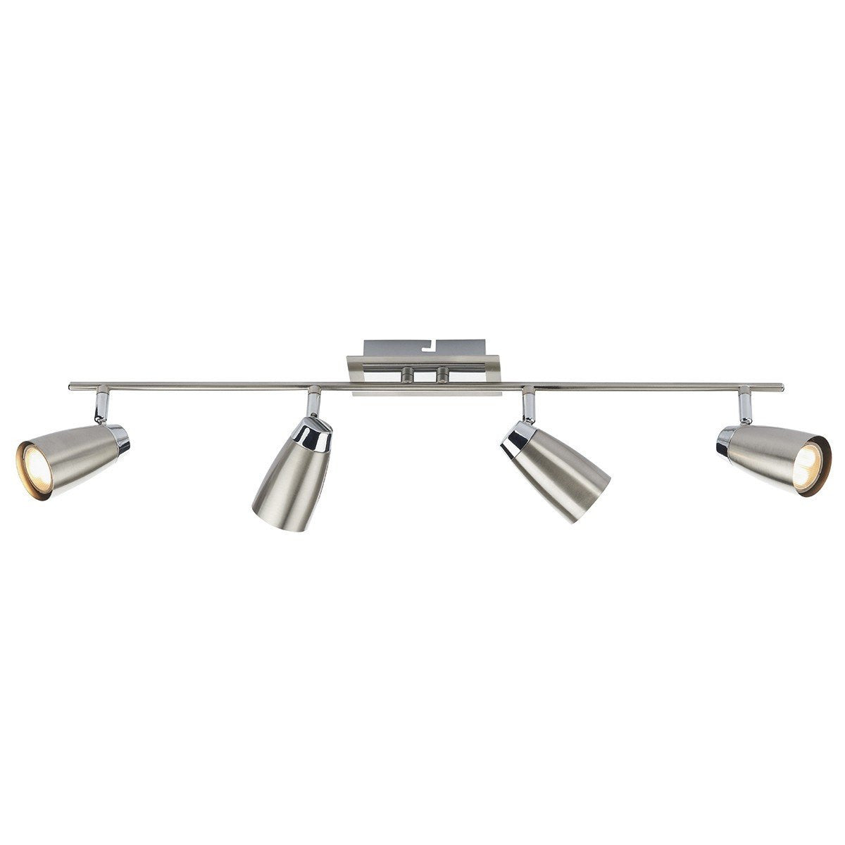 Loft Satin Chrome White 4 Lights Spotlight - London Lighting - 1