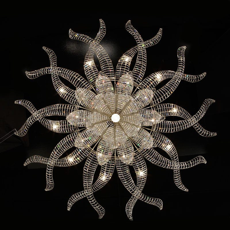 Ninfea 19 Light Murano Glass Ceiling Light