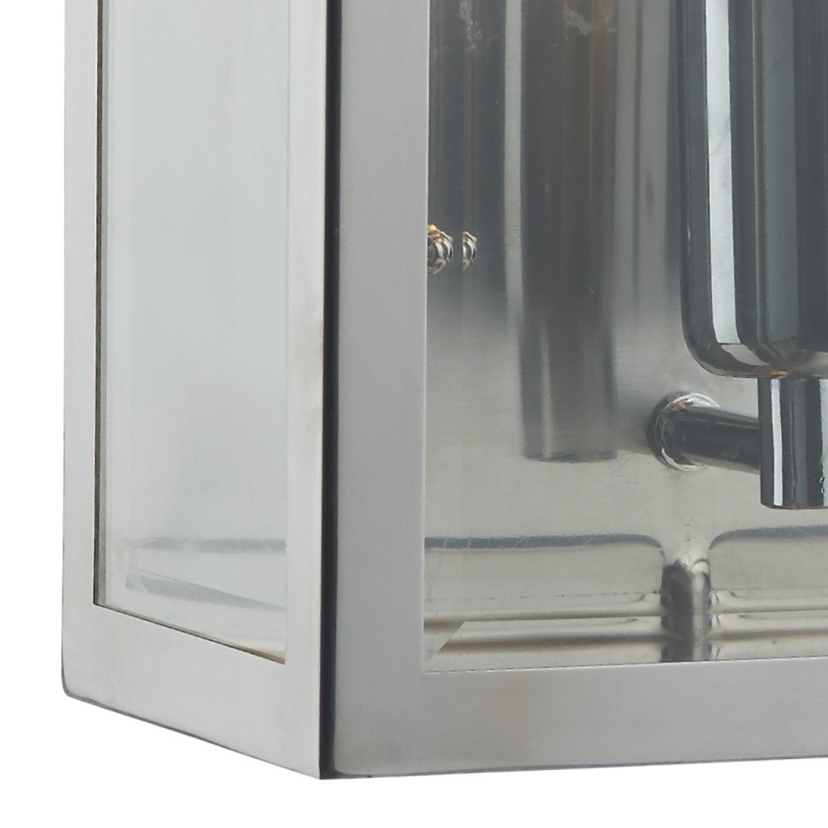 Notary Stainless Steel Rectangle Wall Bracket - London Lighting - 2