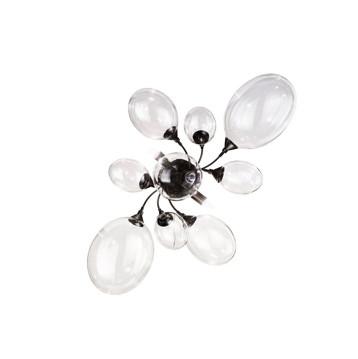 Ballon Bespoke Italian 2 Lamp Wall Light with Blown Glass - Colour Options