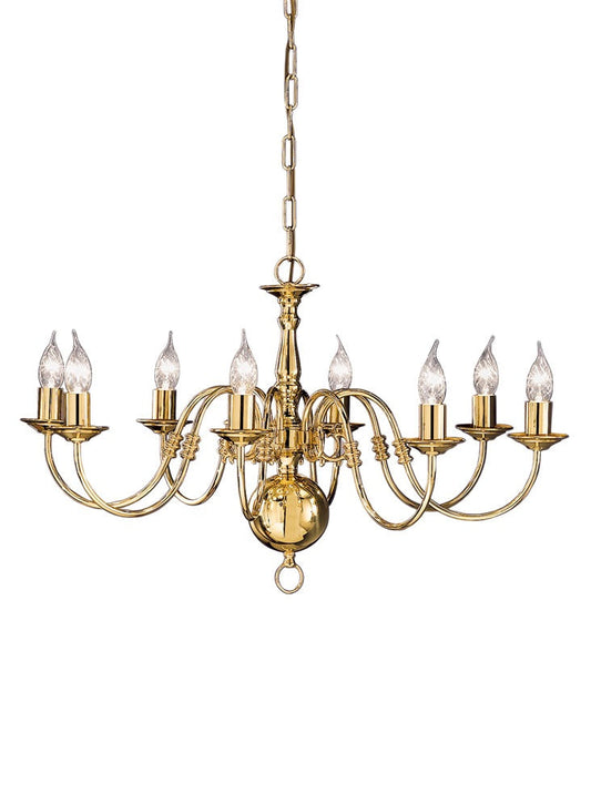 DEL 8 Arm Ceiling Light