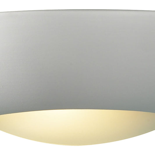 där SLICE Wall Light White Unglazed Ceramic Glass