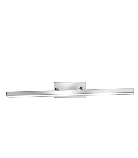 Brin 63cm Chrome Double Arm Large LED Bathroom Wall Light - ID 7129