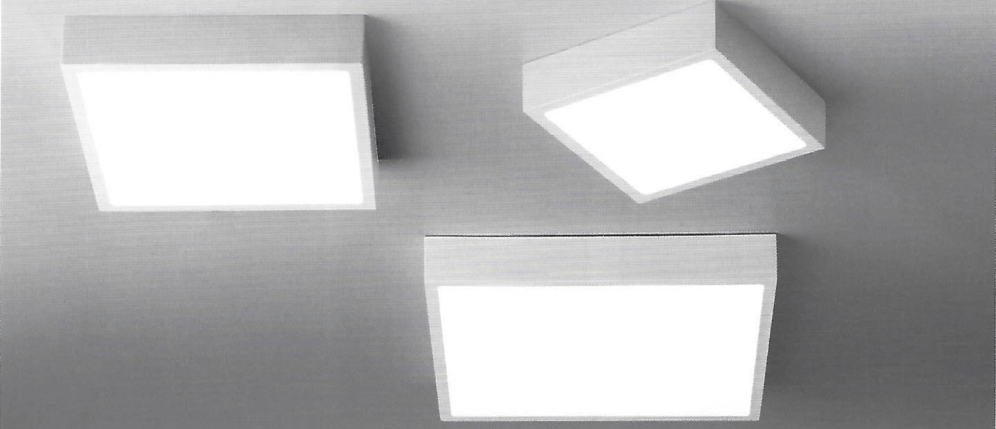 Hannay 40cm X-Large Square Flush LED Ceiling Light - ID 11227