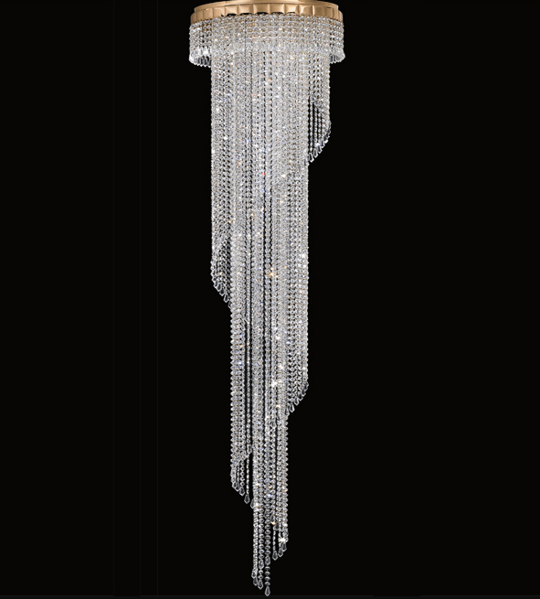 Bespoke Cascading  Stairwell Crystal Chandelier - ID 8060