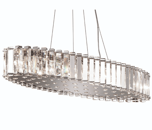 Hampstead Twelve Light Chrome IP44 Ceiling Light - ID 8582