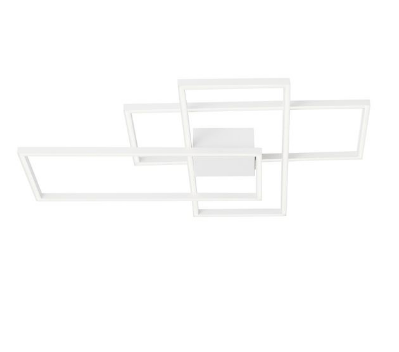 Creekmouth White Aluminium & Acrylic Dimmable Flush Ceiling Light - ID 8943