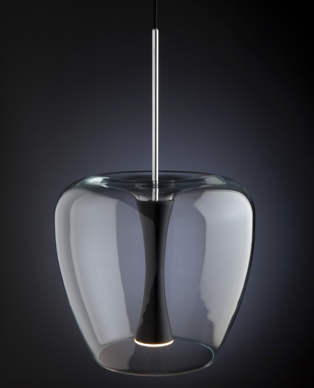 Quasar Small Apple Mood Round 9 glass LED multi pendant - ID 9312