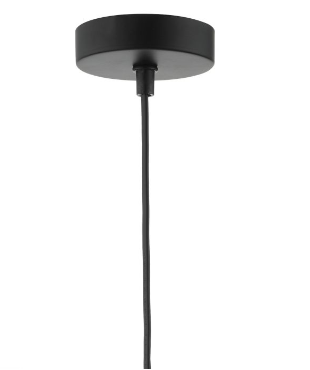 Hailes Black And Copper Single Pendant - ID 9381