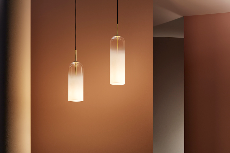 FOG Small Pendant in Frosted or Smoked Glass - ID 9939 ID 9940