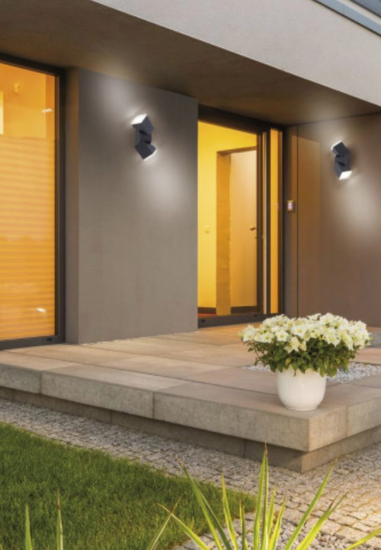 PNL Adjustable Outdoor Wall Light with Twilight & Motion Sensor Anthracite - ID 10779
