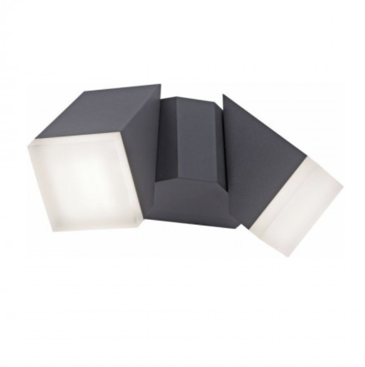 PNL Adjustable Outdoor Wall Light with Twilight & Motion Sensor Anthracite - ID 10779