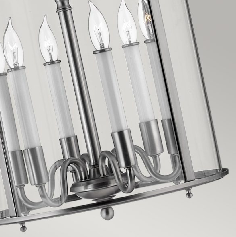 Sydenham Pewter Large Pendant with 6 Lights - ID 7298