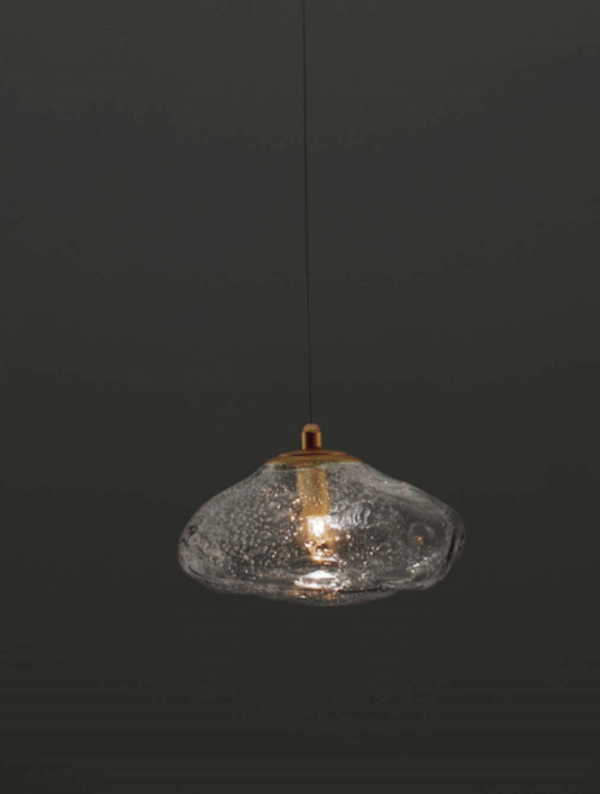 KIN Single Pendant Brass Gold 20cm - ID 11941