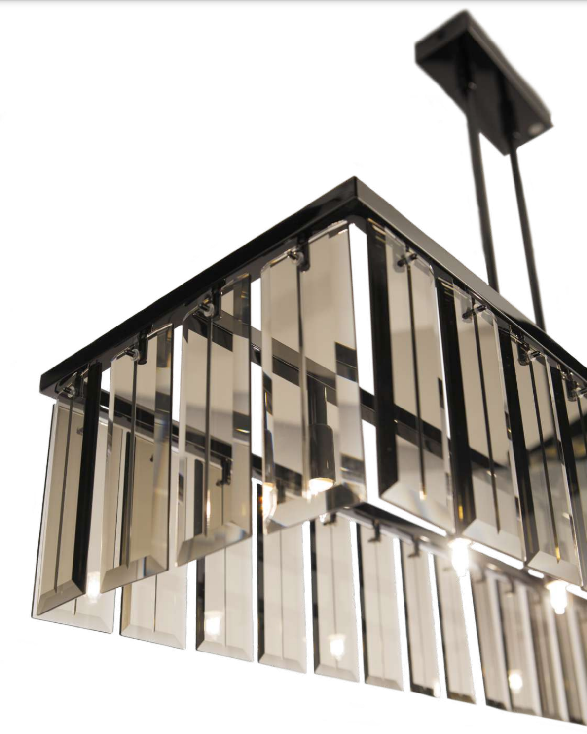 ROMA Over Table Pendant, Smoked - ID 492