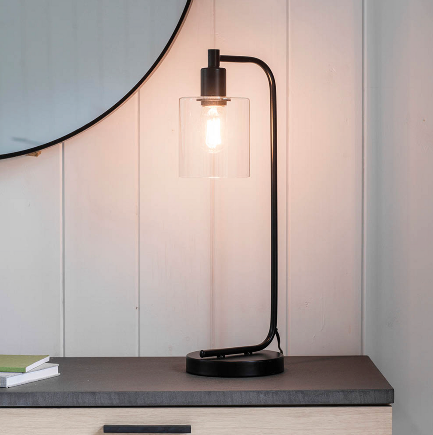 Table Lamp, Matt Black - ID 12038