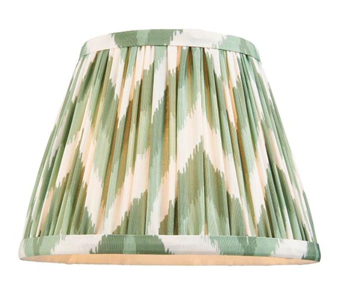 Brushed Aged Brass Wall Light with Tapered Red, Green Or Grey Shade - ID 13939